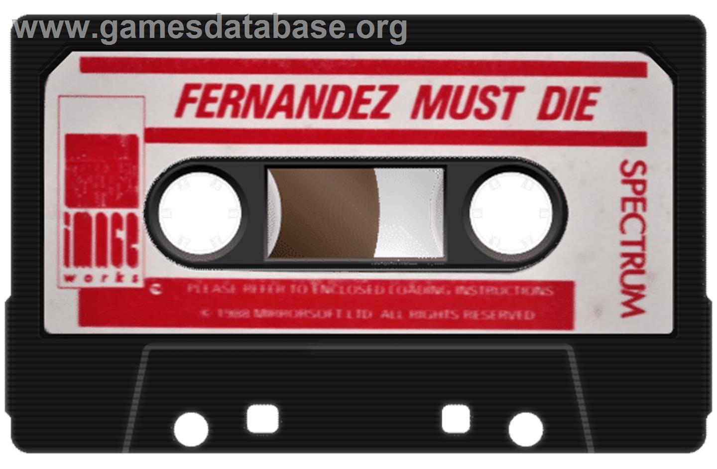 Fernandez Must Die - Sinclair ZX Spectrum - Artwork - Cartridge