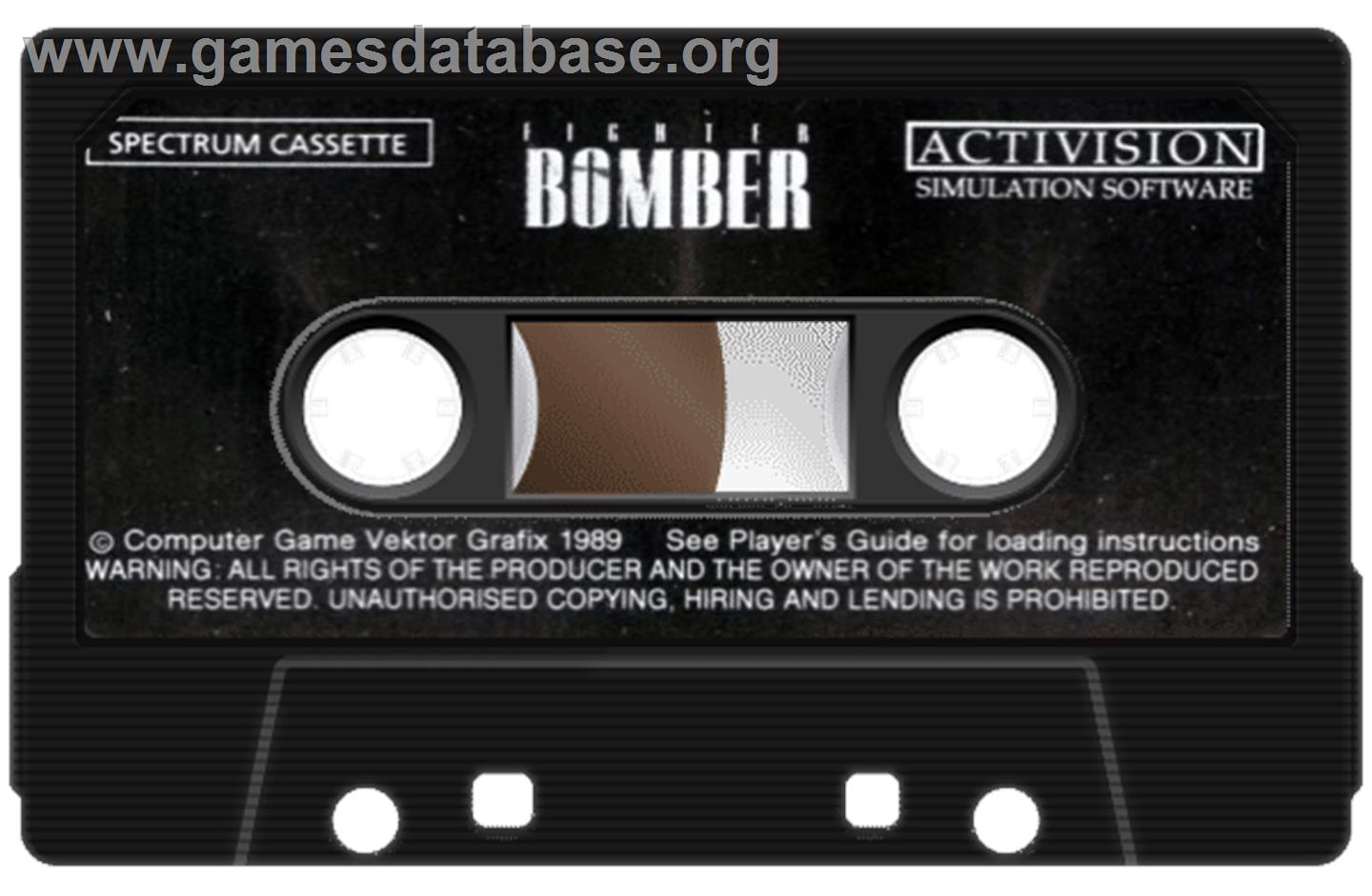 Fighter Bomber - Sinclair ZX Spectrum - Artwork - Cartridge