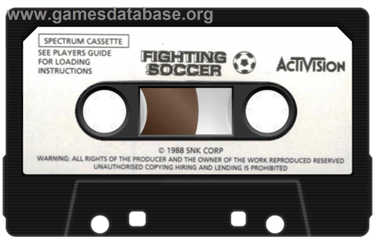 Fighting Soccer - Sinclair ZX Spectrum - Artwork - Cartridge