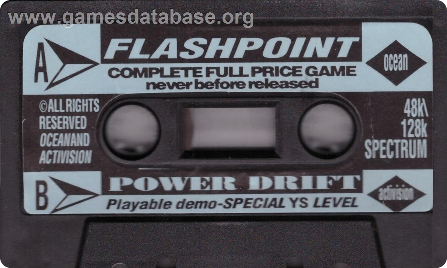 Flashpoint - Sinclair ZX Spectrum - Artwork - Cartridge