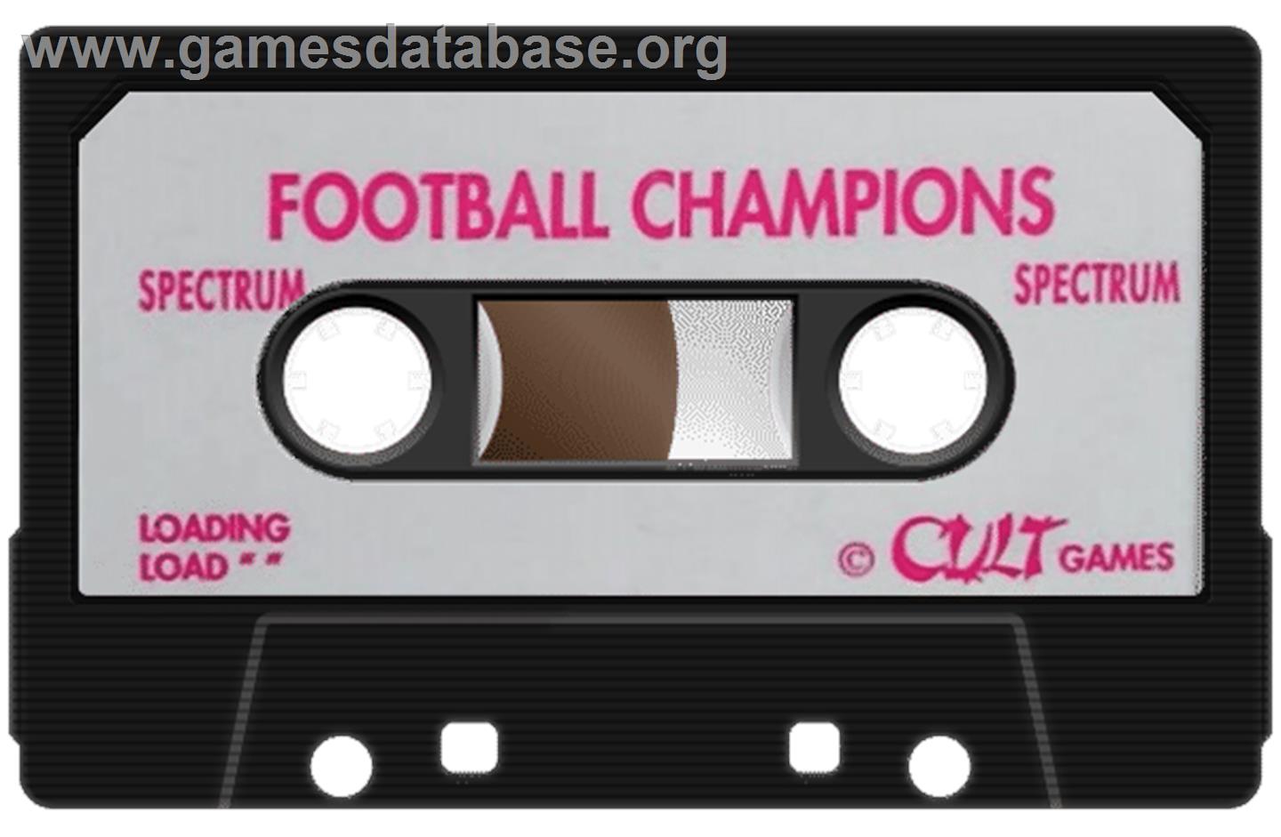 Football Champions - Sinclair ZX Spectrum - Artwork - Cartridge