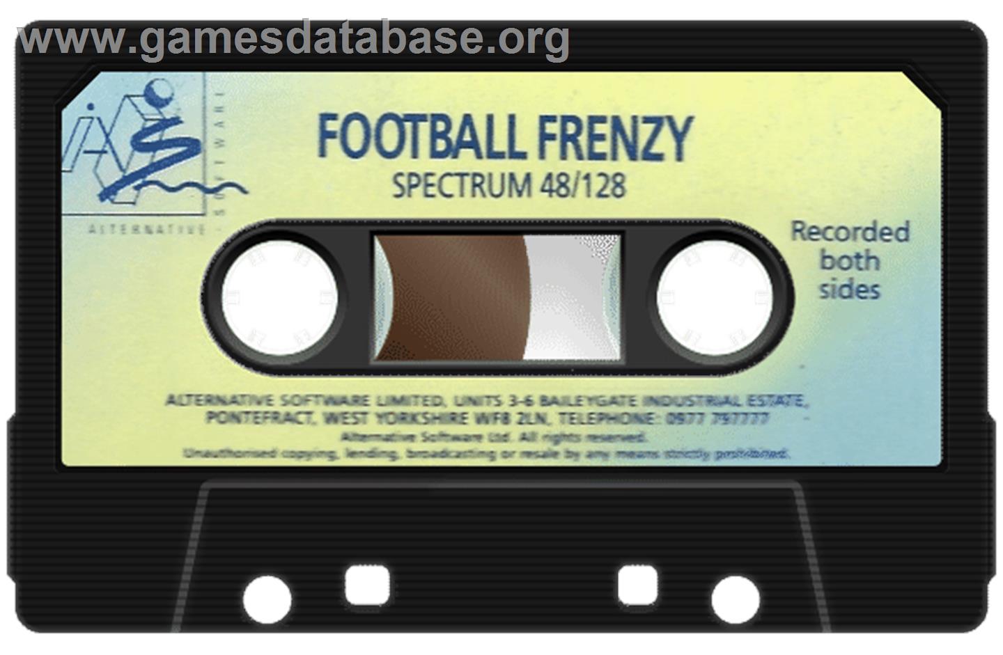 Football Frenzy - Sinclair ZX Spectrum - Artwork - Cartridge