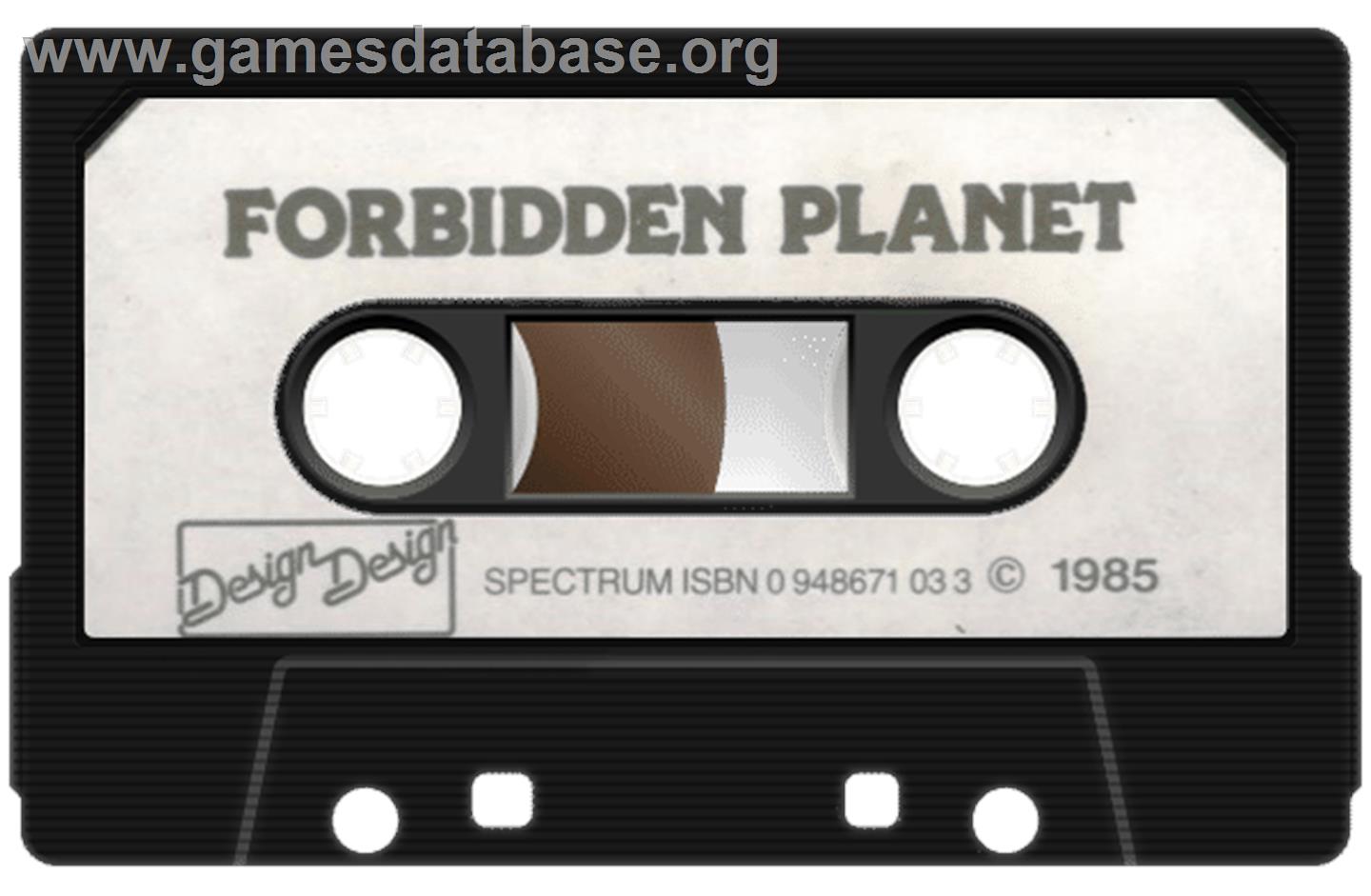 Forbidden Planet - Sinclair ZX Spectrum - Artwork - Cartridge