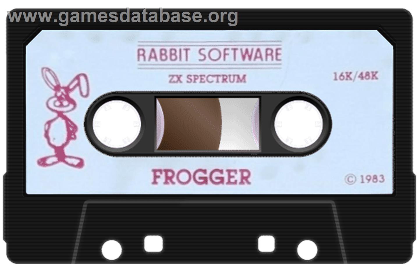 Frogger - Sinclair ZX Spectrum - Artwork - Cartridge