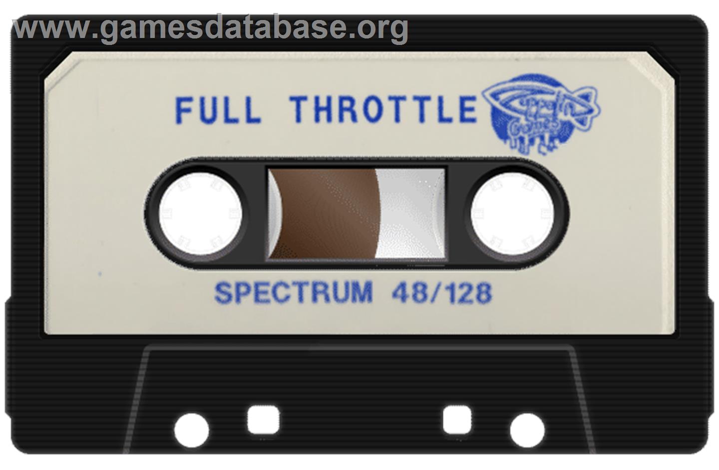 Full Throttle - Sinclair ZX Spectrum - Artwork - Cartridge