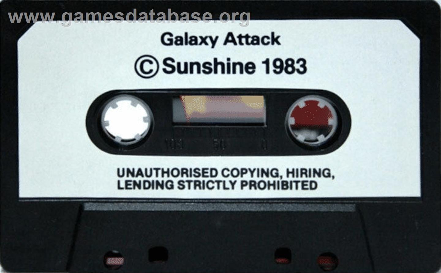 Galaxy Attack - Sinclair ZX Spectrum - Artwork - Cartridge