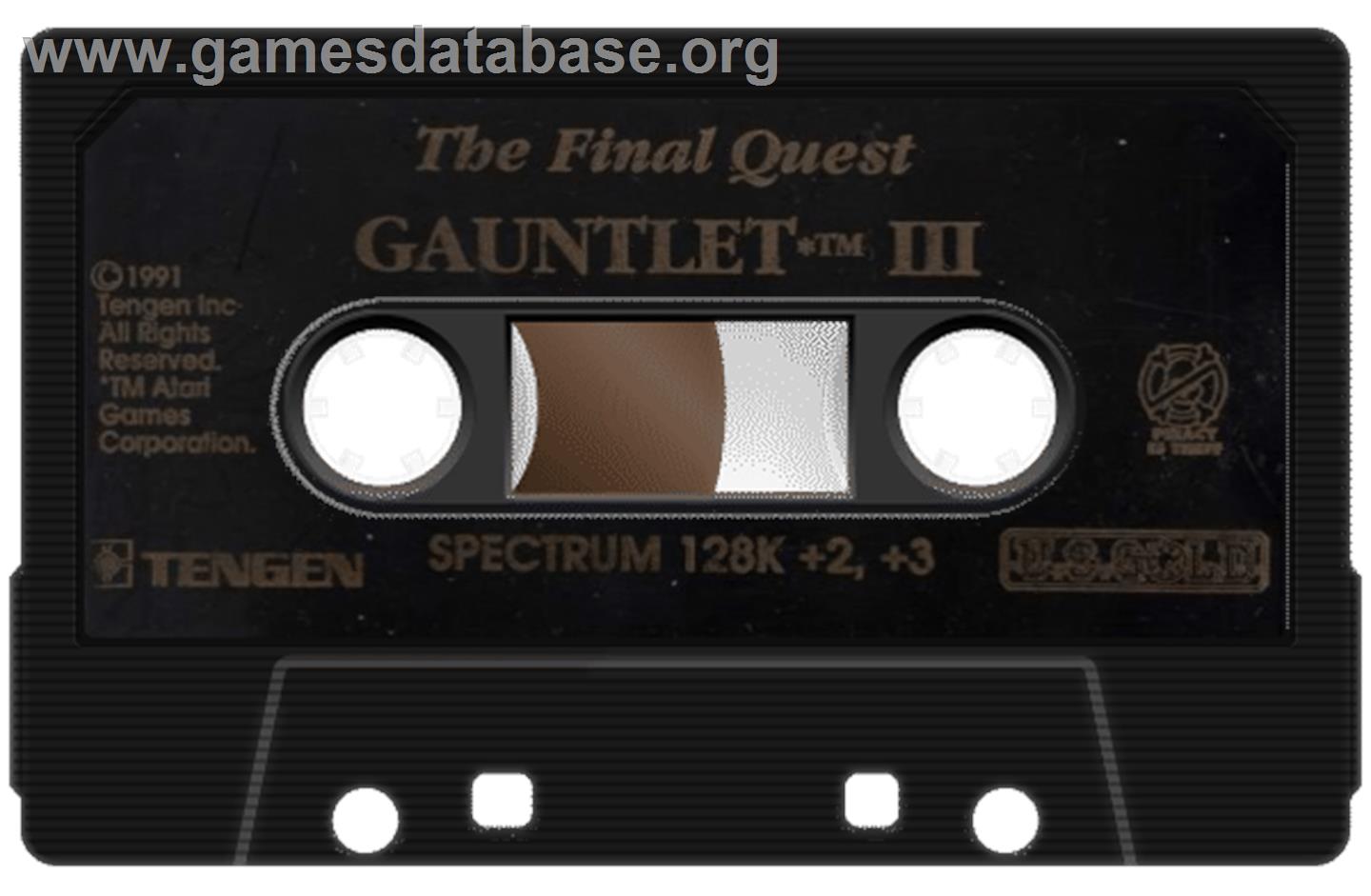 Gauntlet III: The Final Quest - Sinclair ZX Spectrum - Artwork - Cartridge