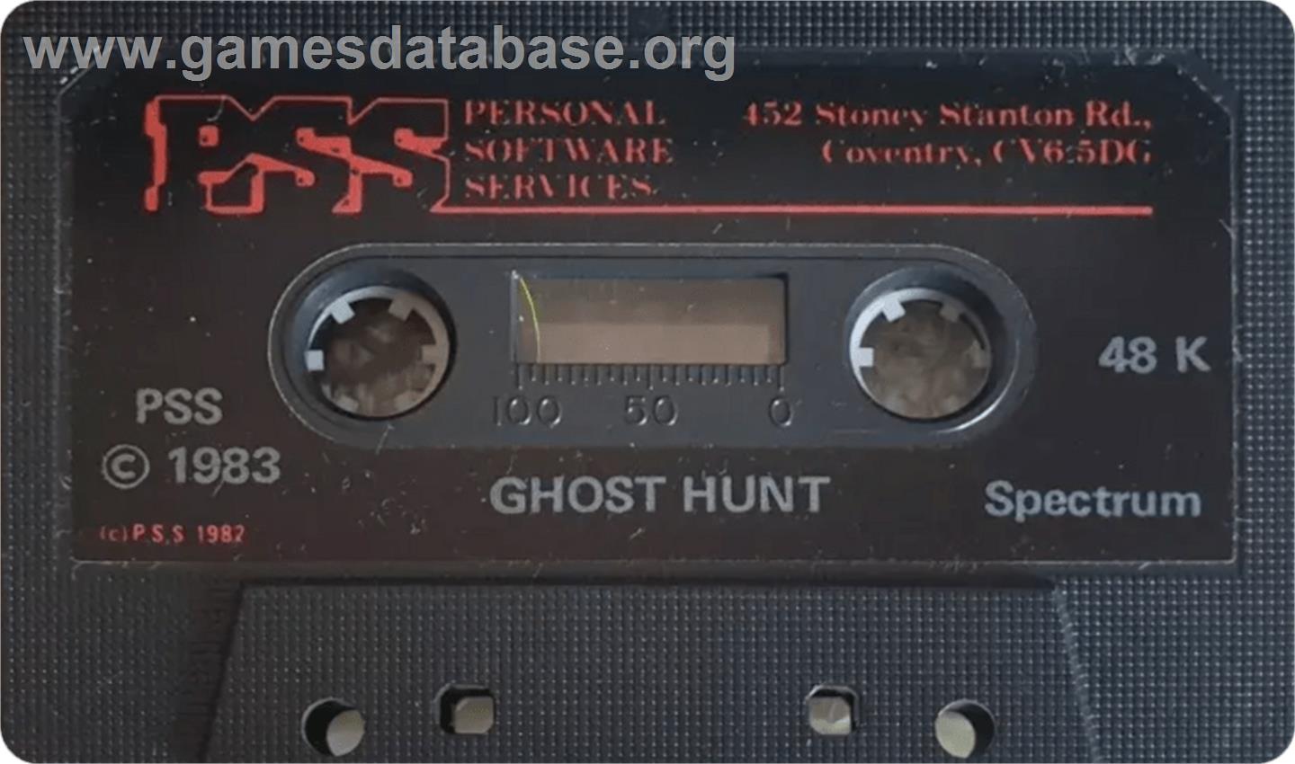 Ghost Hunt - Sinclair ZX Spectrum - Artwork - Cartridge