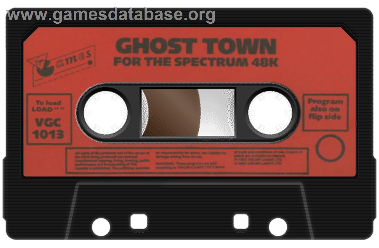 Ghost Town - Sinclair ZX Spectrum - Artwork - Cartridge