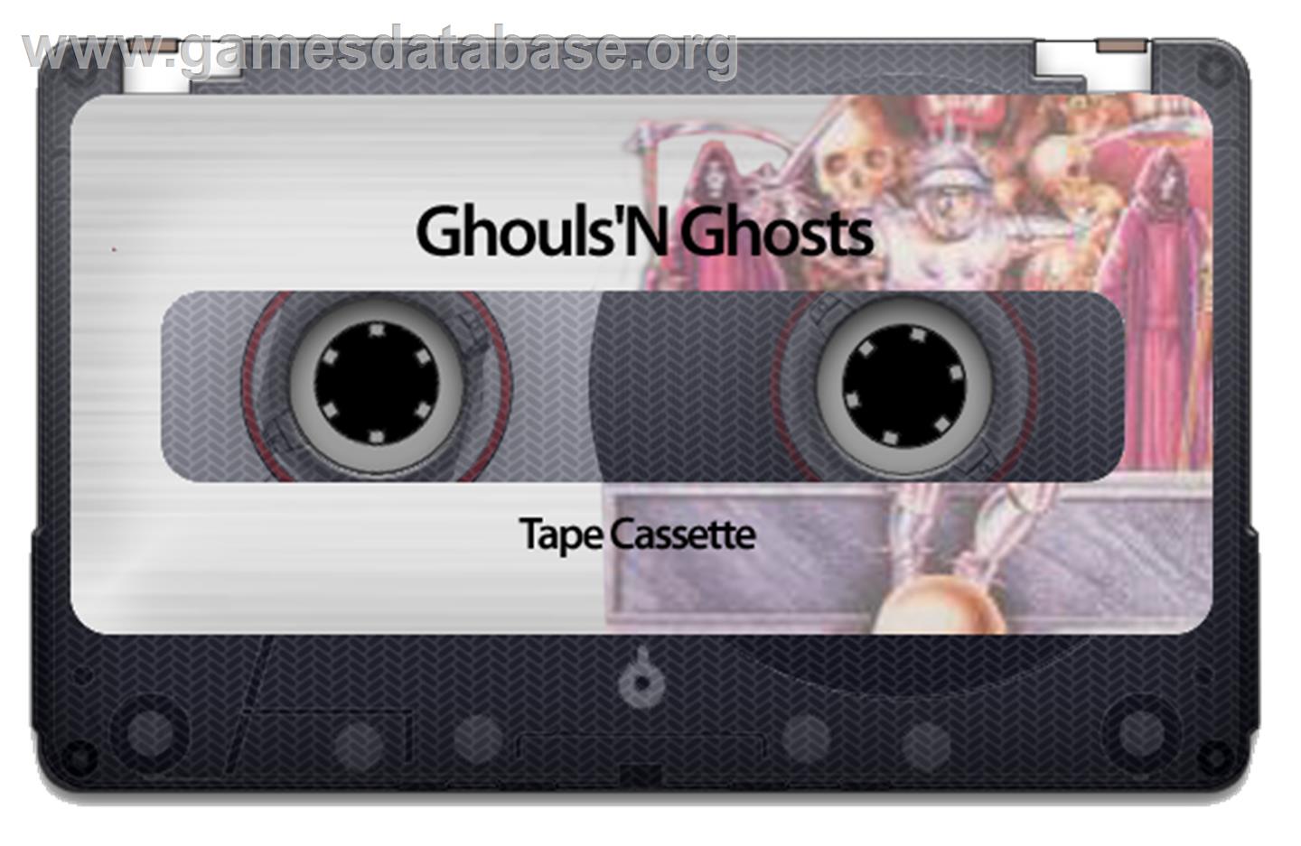Ghouls 'N Ghosts - Sinclair ZX Spectrum - Artwork - Cartridge