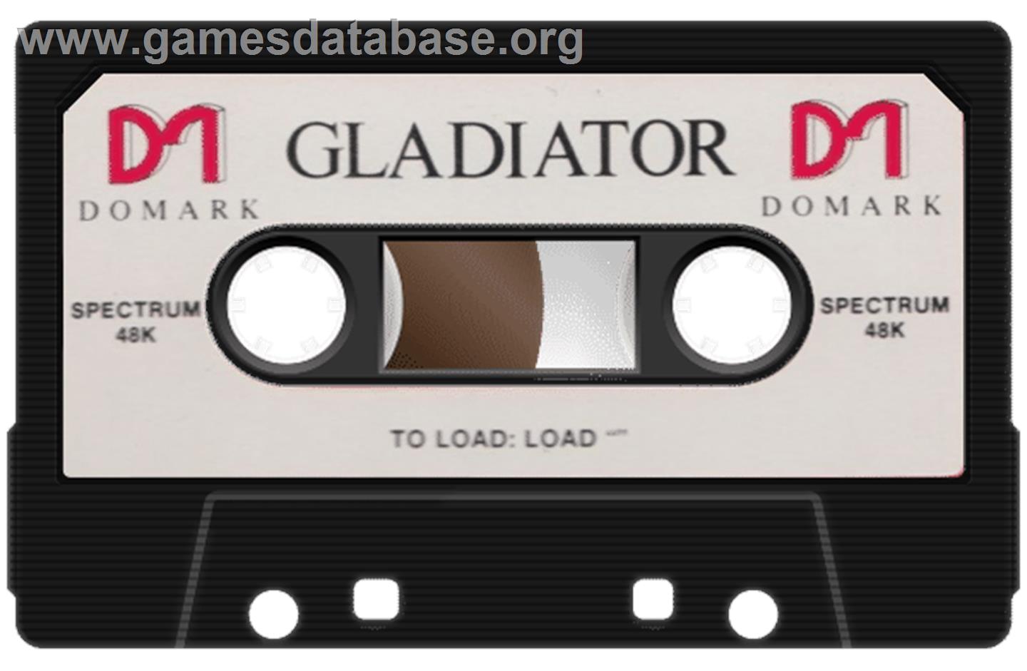 Gladiator - Sinclair ZX Spectrum - Artwork - Cartridge