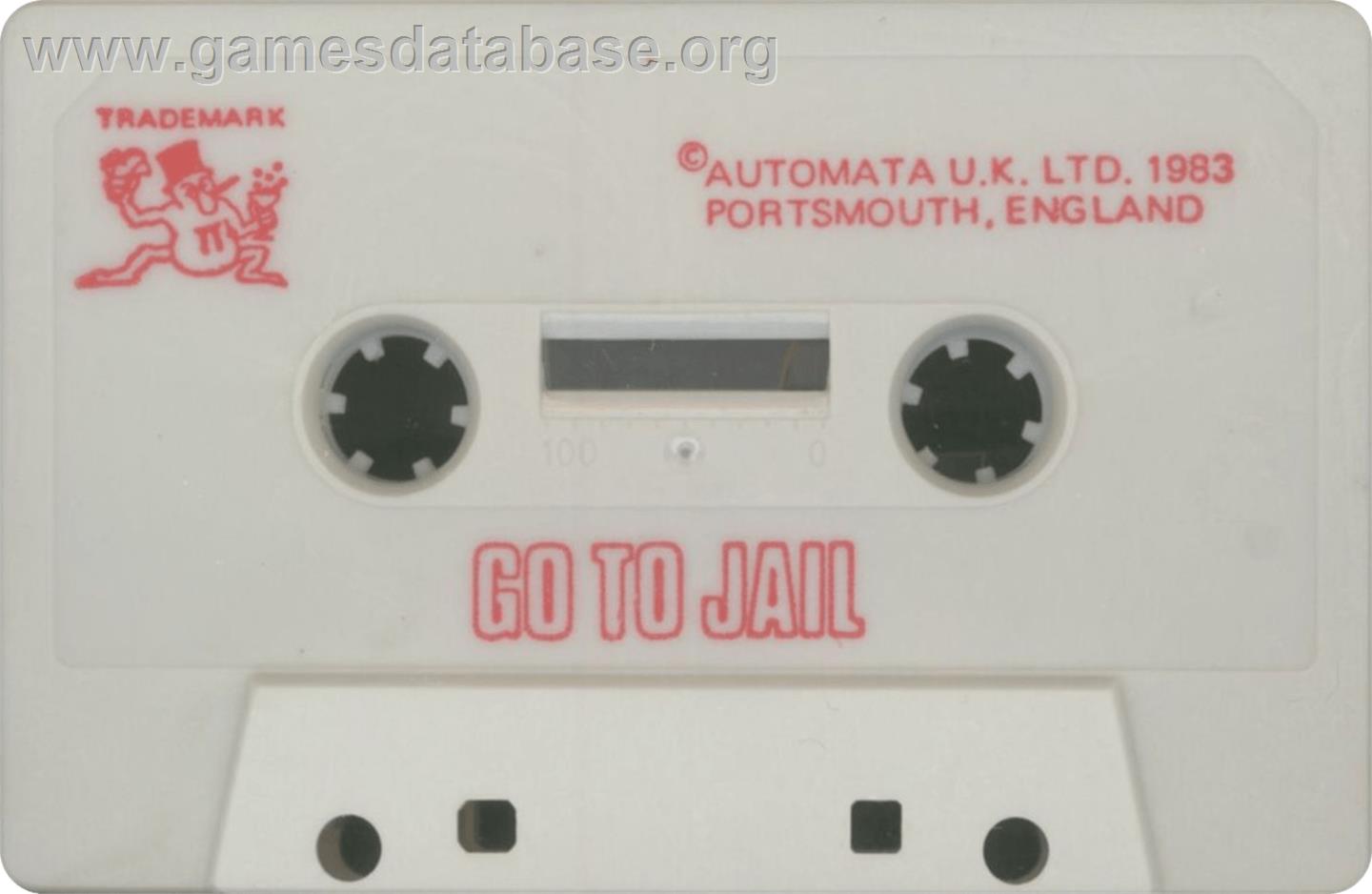 Go To Jail - Sinclair ZX Spectrum - Artwork - Cartridge