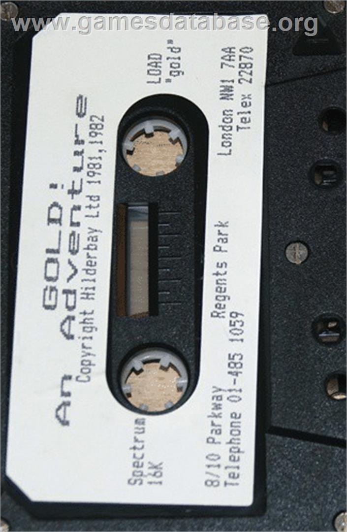 Gold - Sinclair ZX Spectrum - Artwork - Cartridge