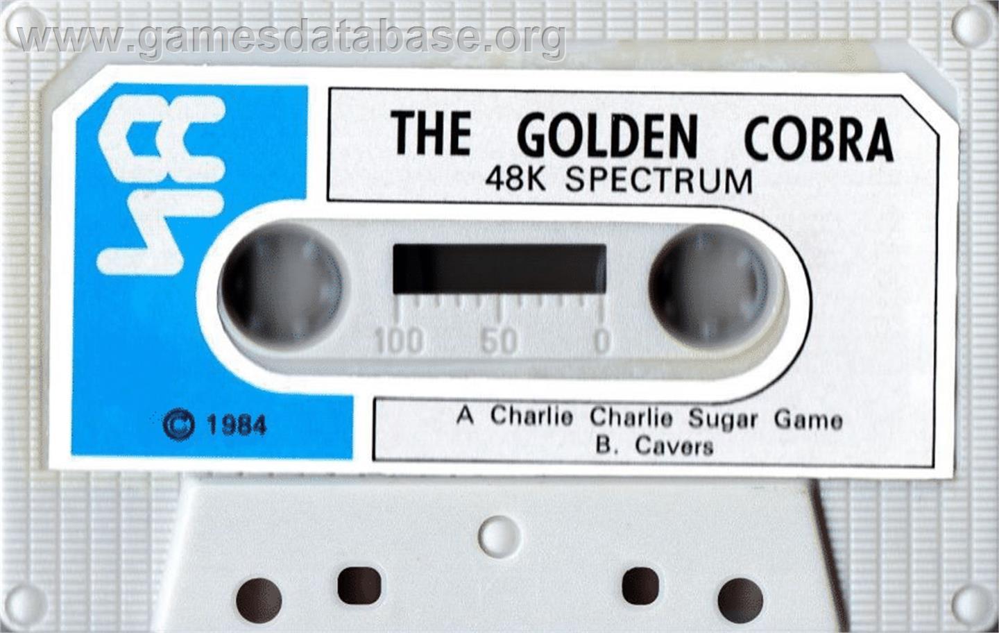 Golden Cobra, The - Sinclair ZX Spectrum - Artwork - Cartridge