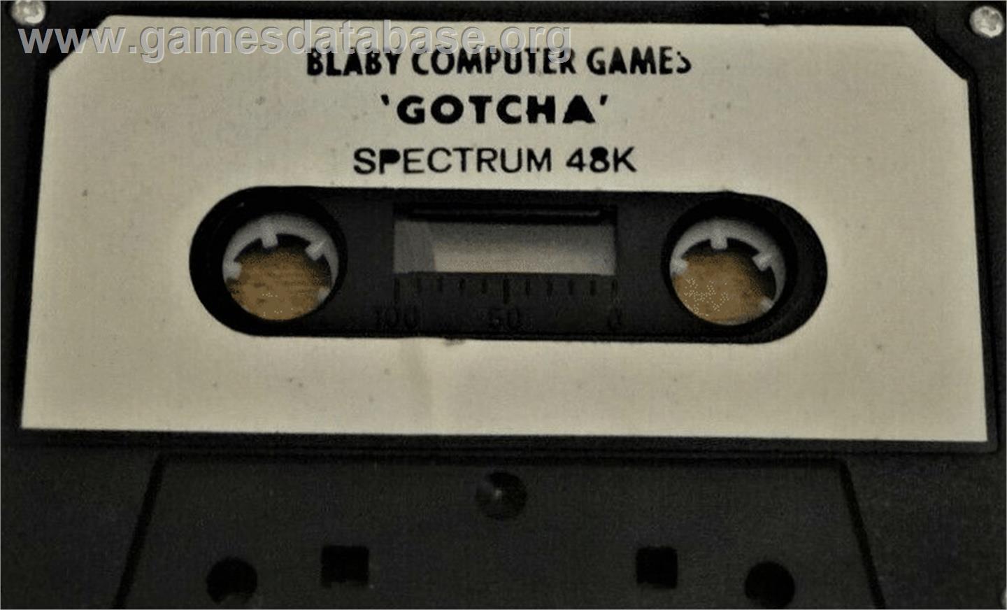 Gotcha - Sinclair ZX Spectrum - Artwork - Cartridge
