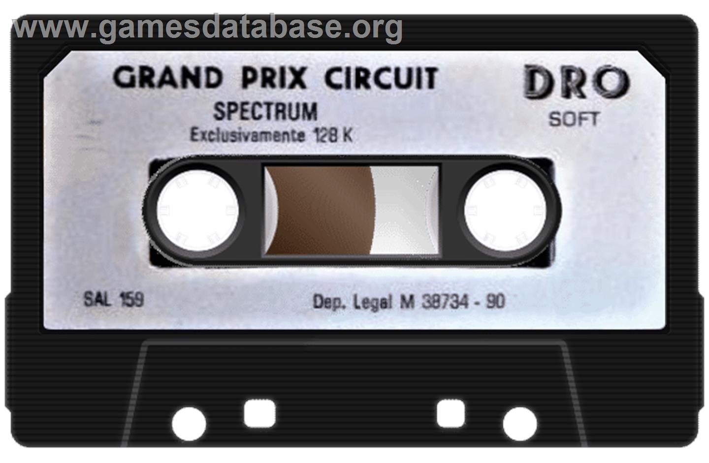 Grand Prix Circuit - Sinclair ZX Spectrum - Artwork - Cartridge