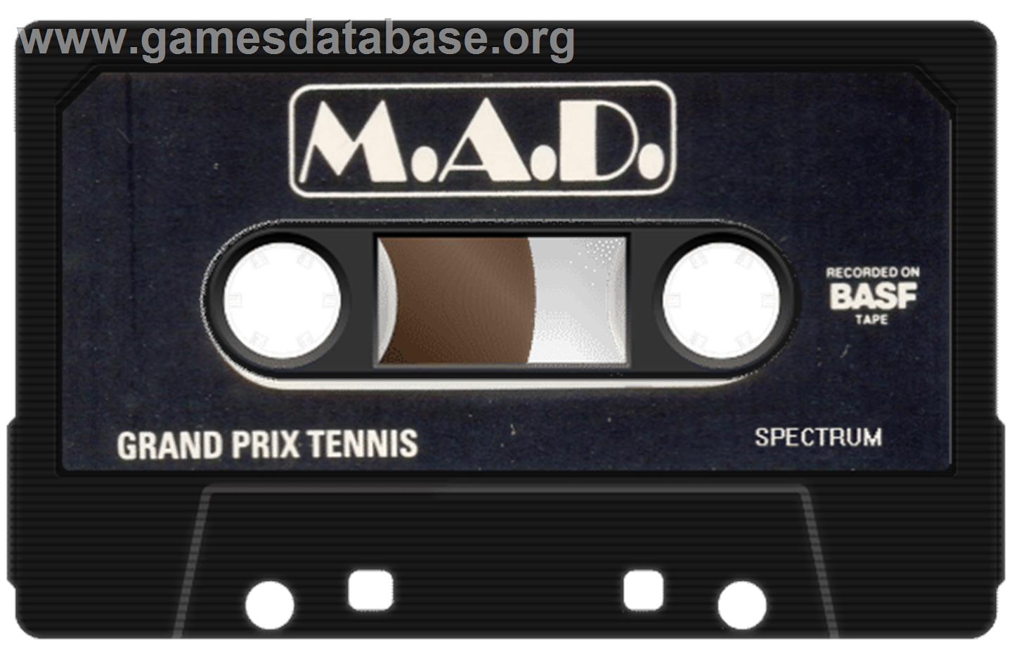 Grand Prix Tennis - Sinclair ZX Spectrum - Artwork - Cartridge
