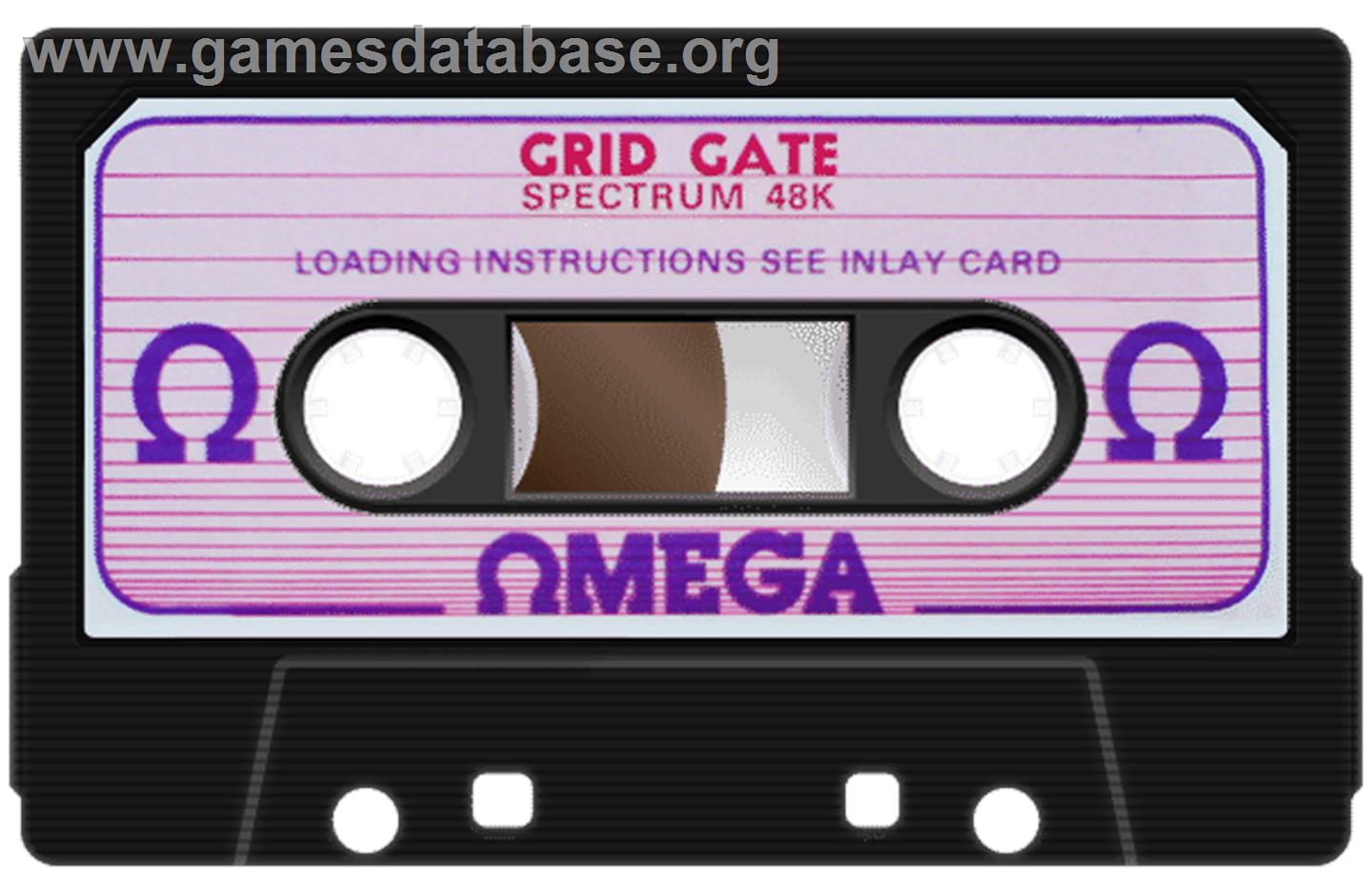 Grid Gate - Sinclair ZX Spectrum - Artwork - Cartridge