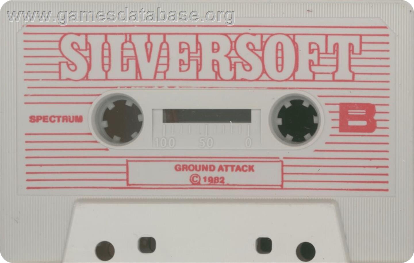 Ground Attack - Sinclair ZX Spectrum - Artwork - Cartridge