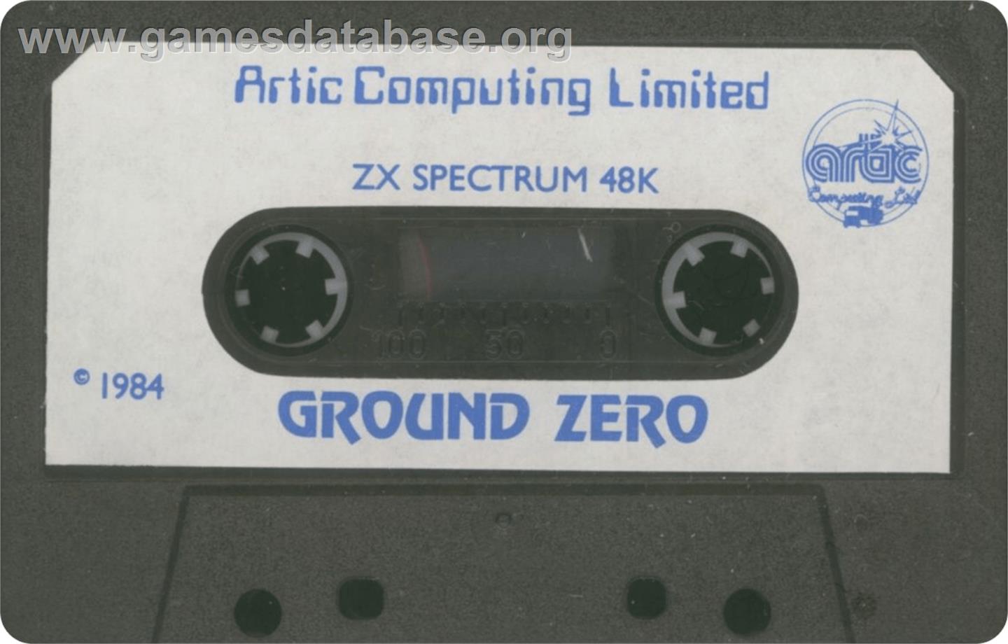 Ground Zero - Sinclair ZX Spectrum - Artwork - Cartridge