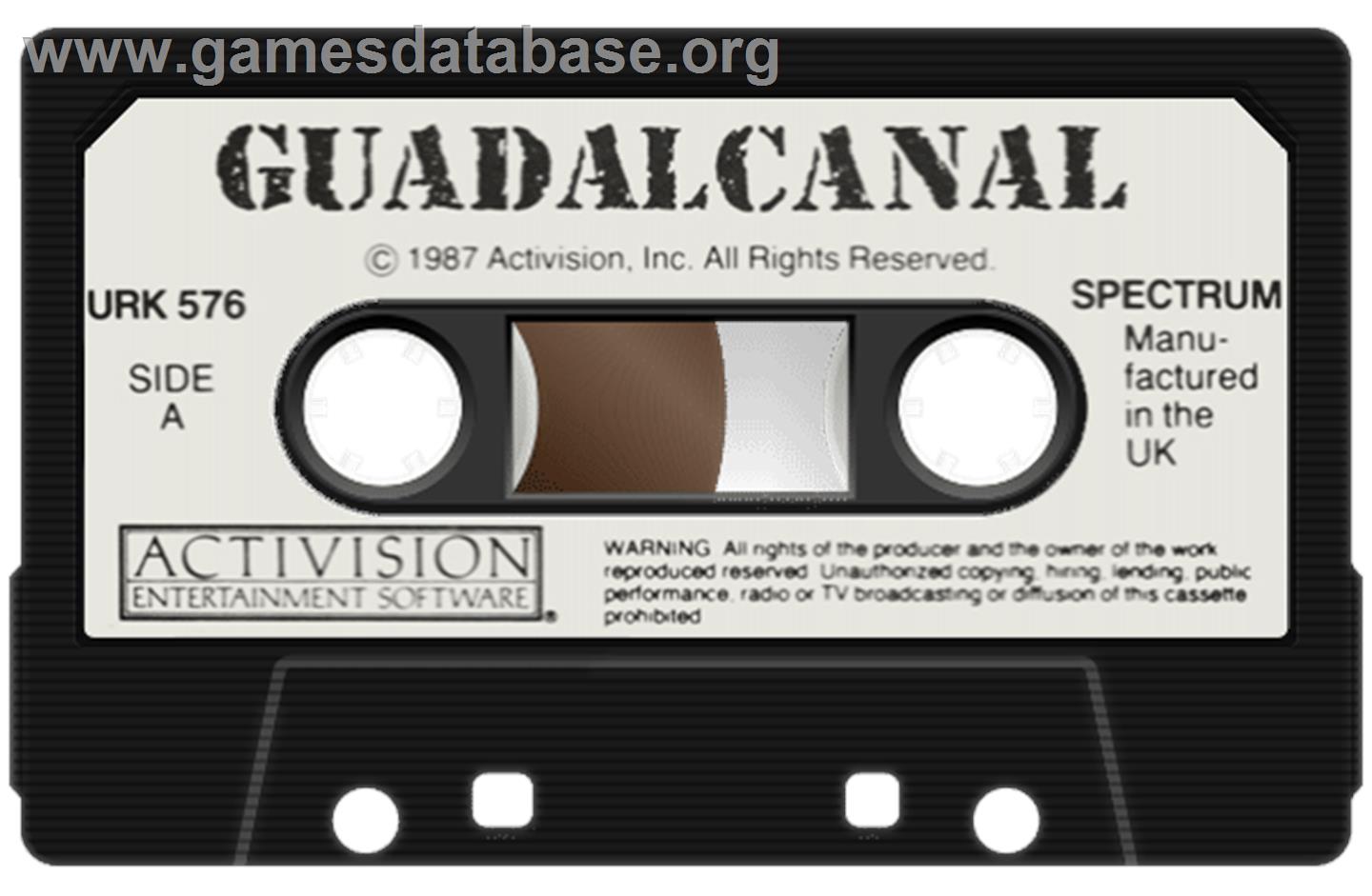 Guadalcanal - Sinclair ZX Spectrum - Artwork - Cartridge