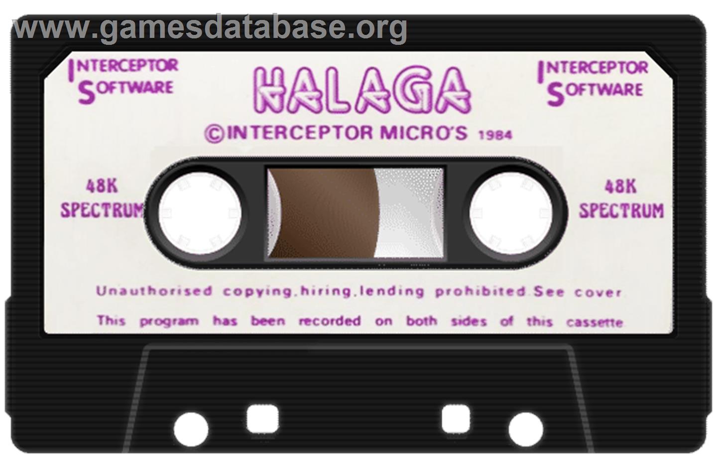 Halaga - Sinclair ZX Spectrum - Artwork - Cartridge