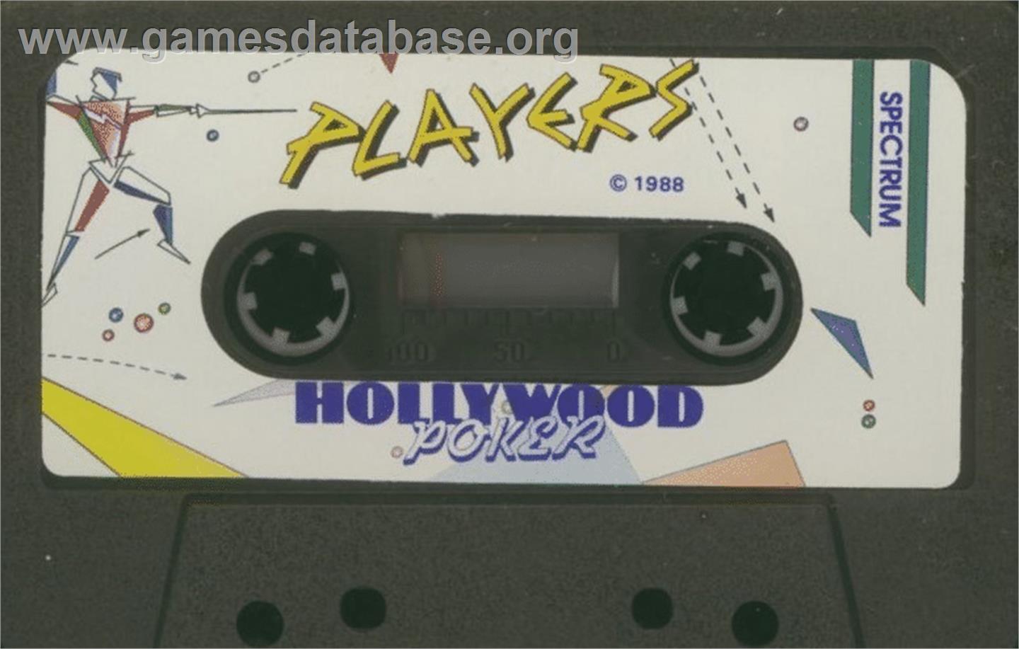 Hollywood Poker - Sinclair ZX Spectrum - Artwork - Cartridge