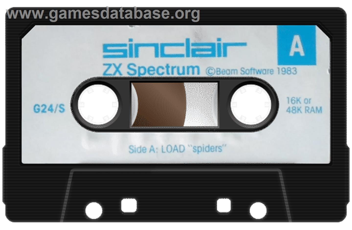 Horace & The Spiders - Sinclair ZX Spectrum - Artwork - Cartridge