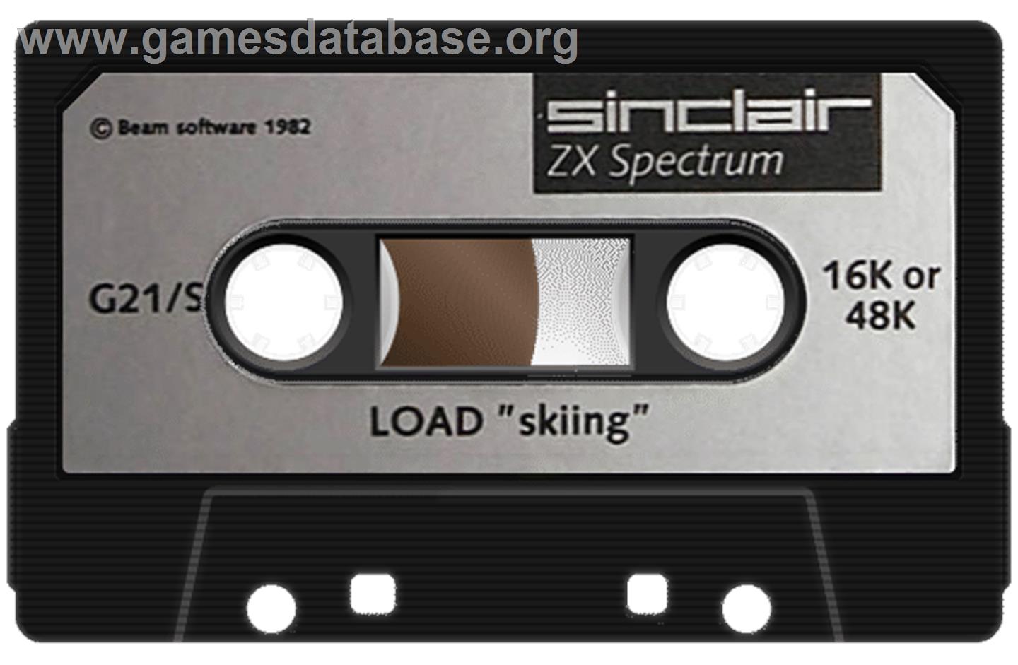 Horace Goes Skiing - Sinclair ZX Spectrum - Artwork - Cartridge