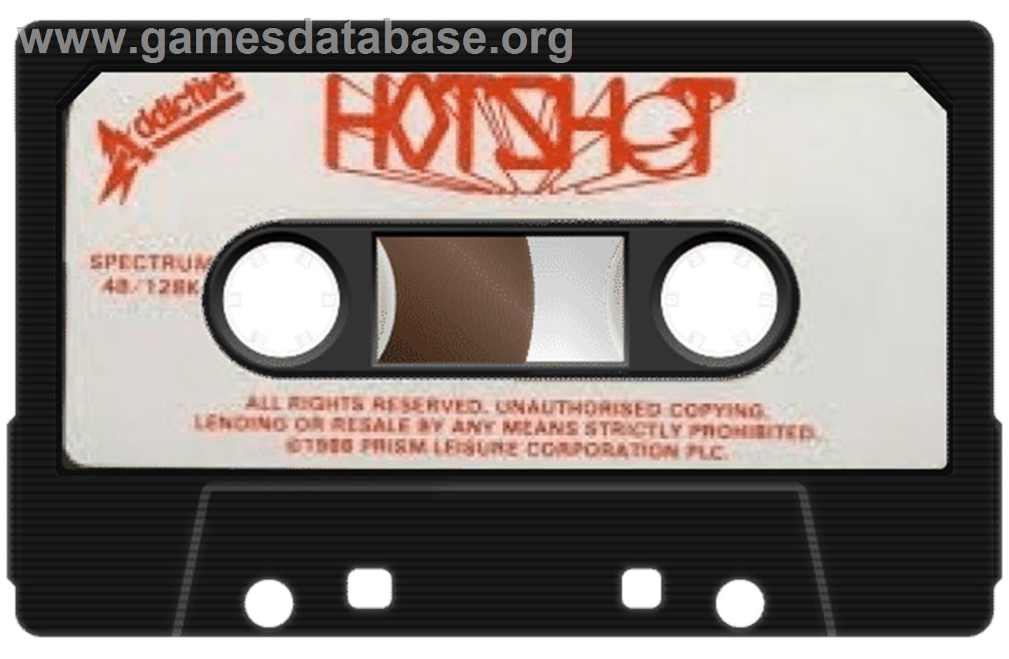 Hotshot - Sinclair ZX Spectrum - Artwork - Cartridge