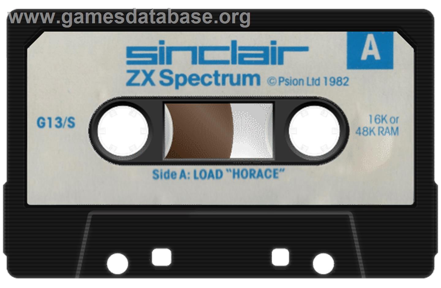 Hungry Horace - Sinclair ZX Spectrum - Artwork - Cartridge