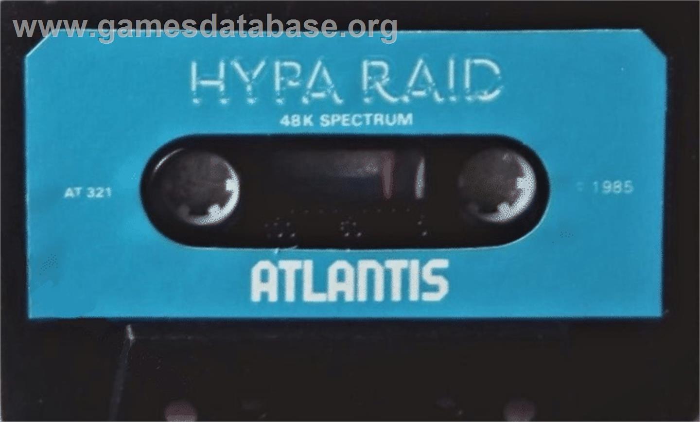 Hypa Raid - Sinclair ZX Spectrum - Artwork - Cartridge