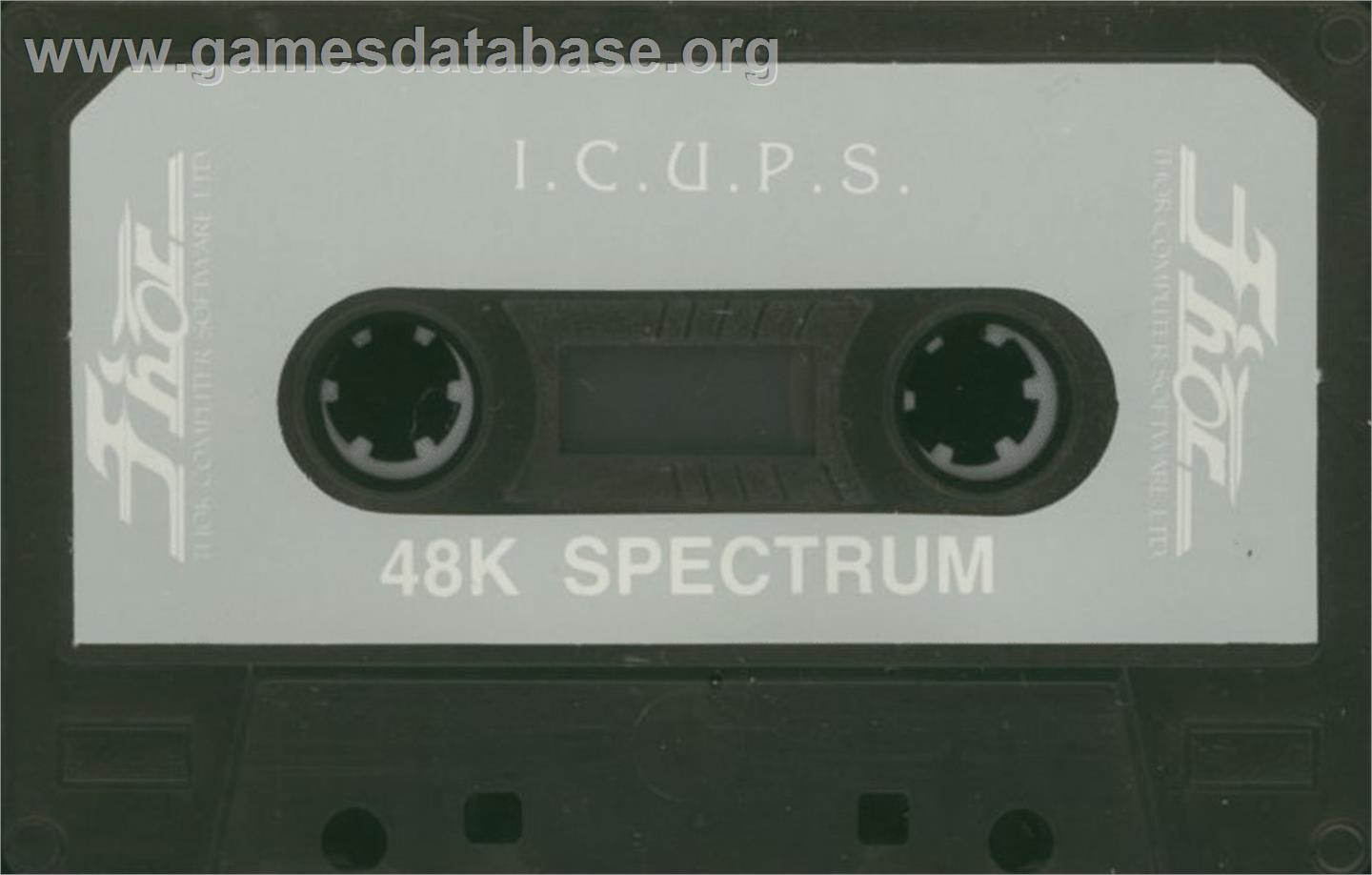 I.C.U.P.S. - Sinclair ZX Spectrum - Artwork - Cartridge