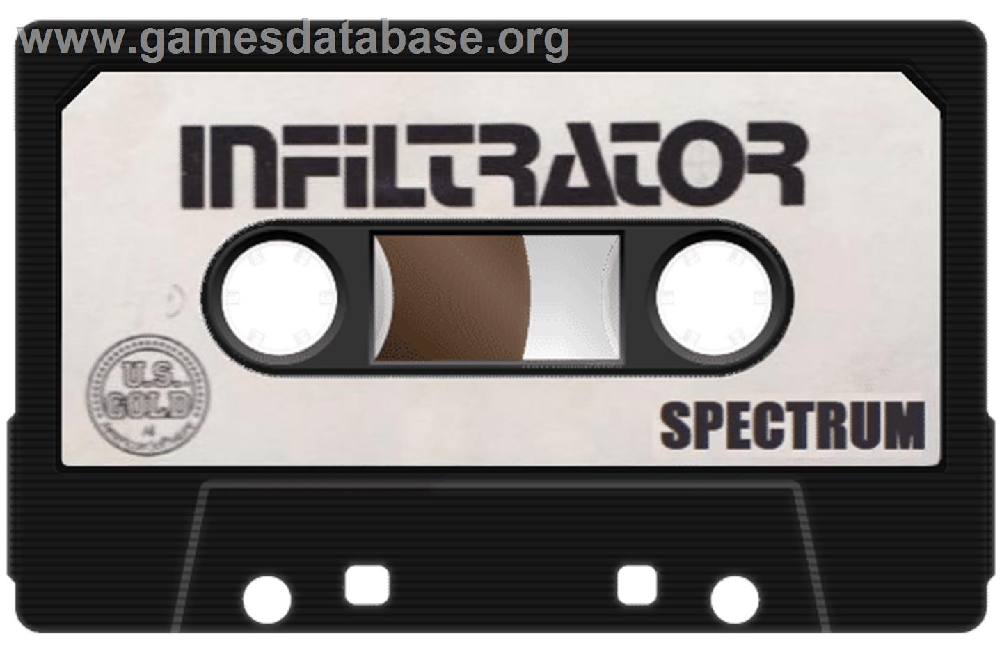 Infiltrator - Sinclair ZX Spectrum - Artwork - Cartridge