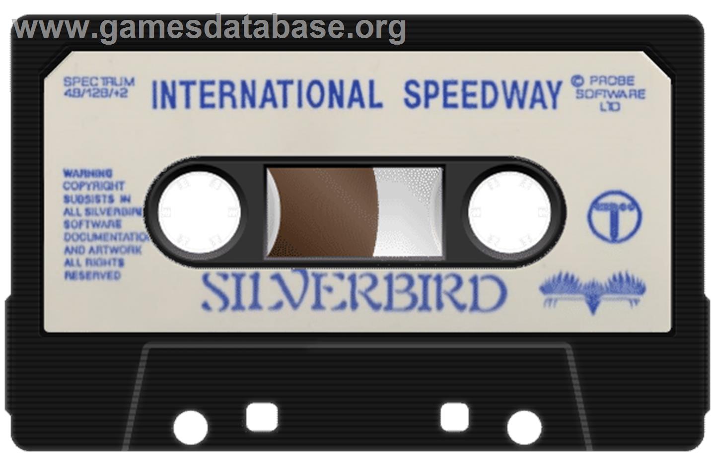 International Speedway - Sinclair ZX Spectrum - Artwork - Cartridge