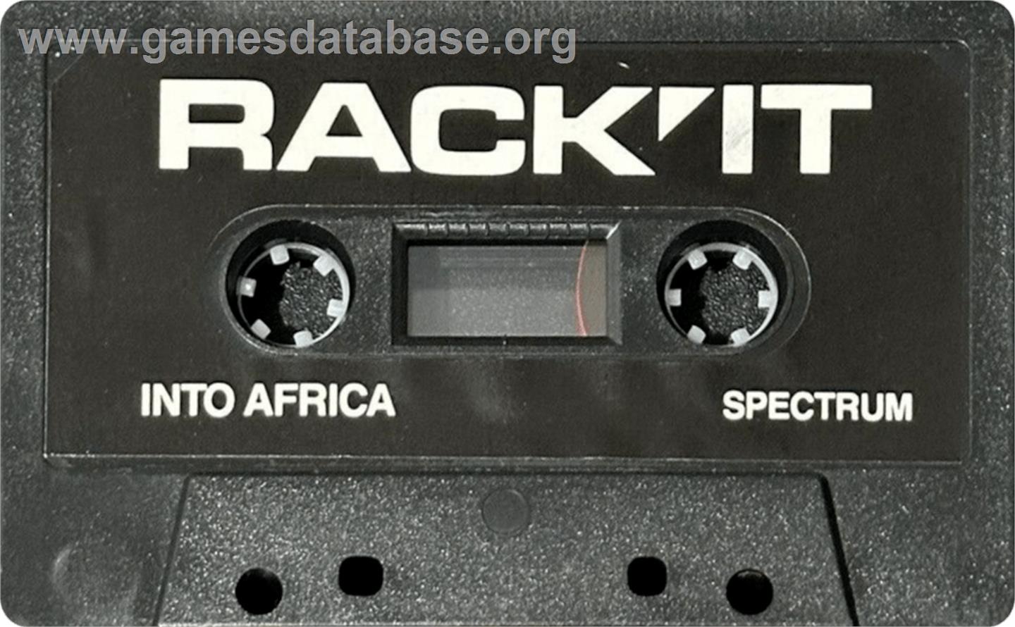 Into Africa - Sinclair ZX Spectrum - Artwork - Cartridge