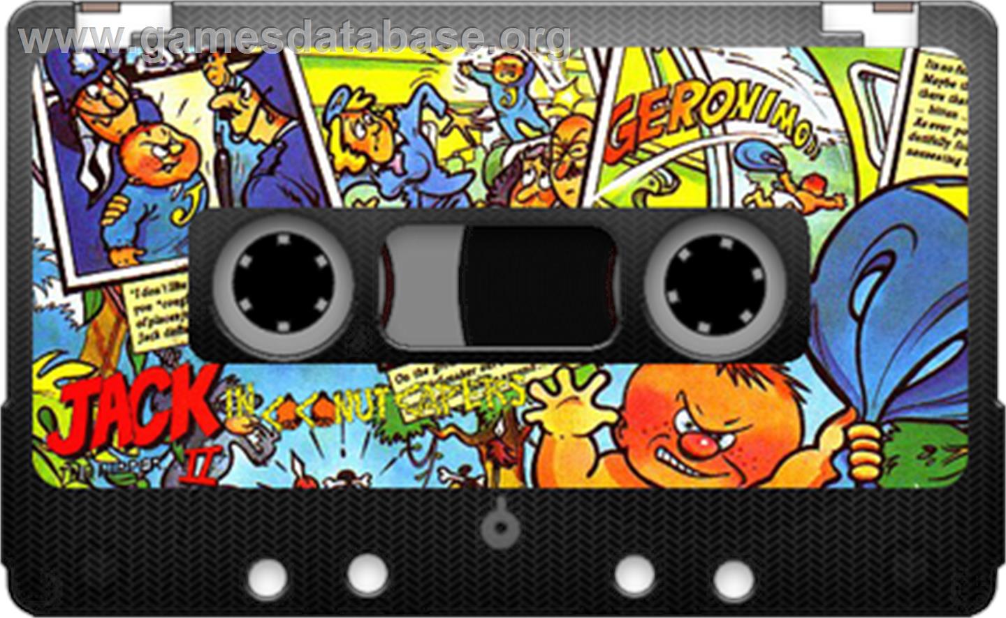 Jack the Nipper 2: In Coconut Capers - Sinclair ZX Spectrum - Artwork - Cartridge