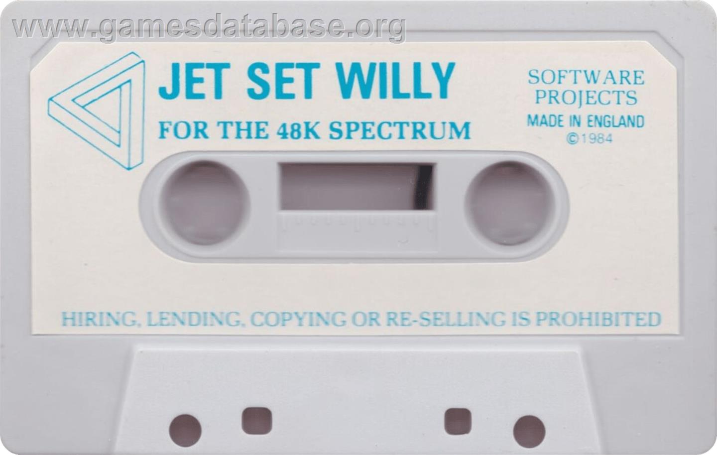 Jet Set Willy - Sinclair ZX Spectrum - Artwork - Cartridge