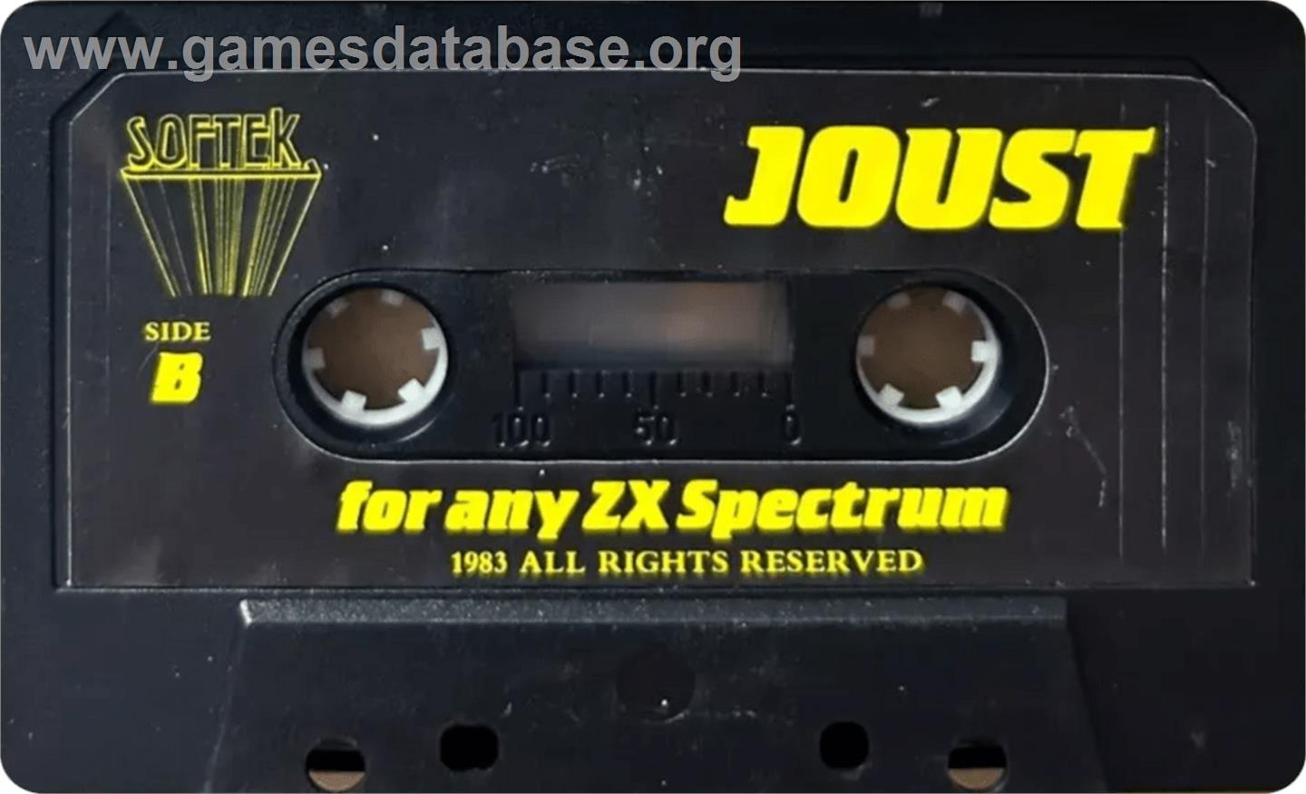 Joust - Sinclair ZX Spectrum - Artwork - Cartridge