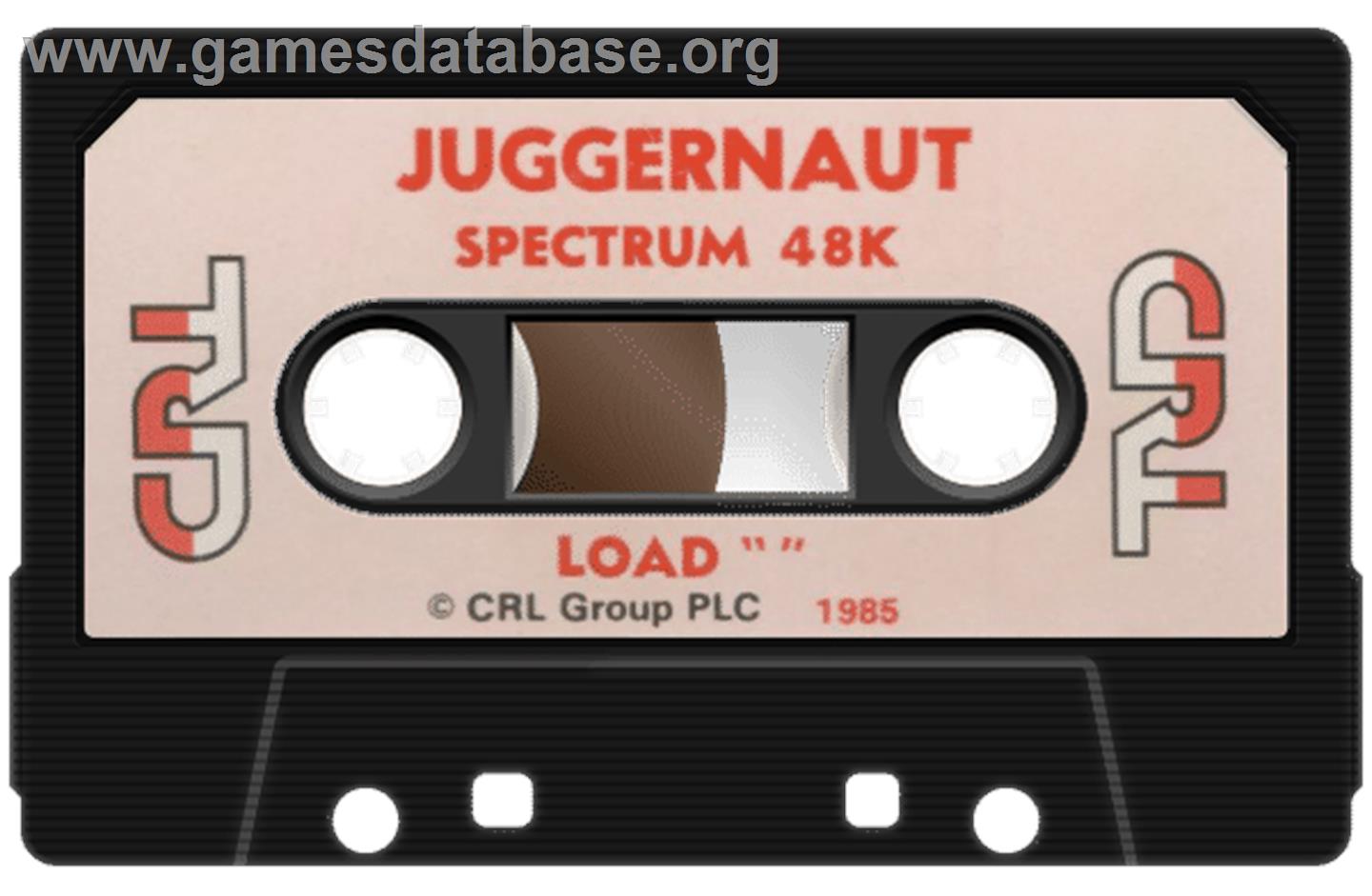 Juggernaut - Sinclair ZX Spectrum - Artwork - Cartridge