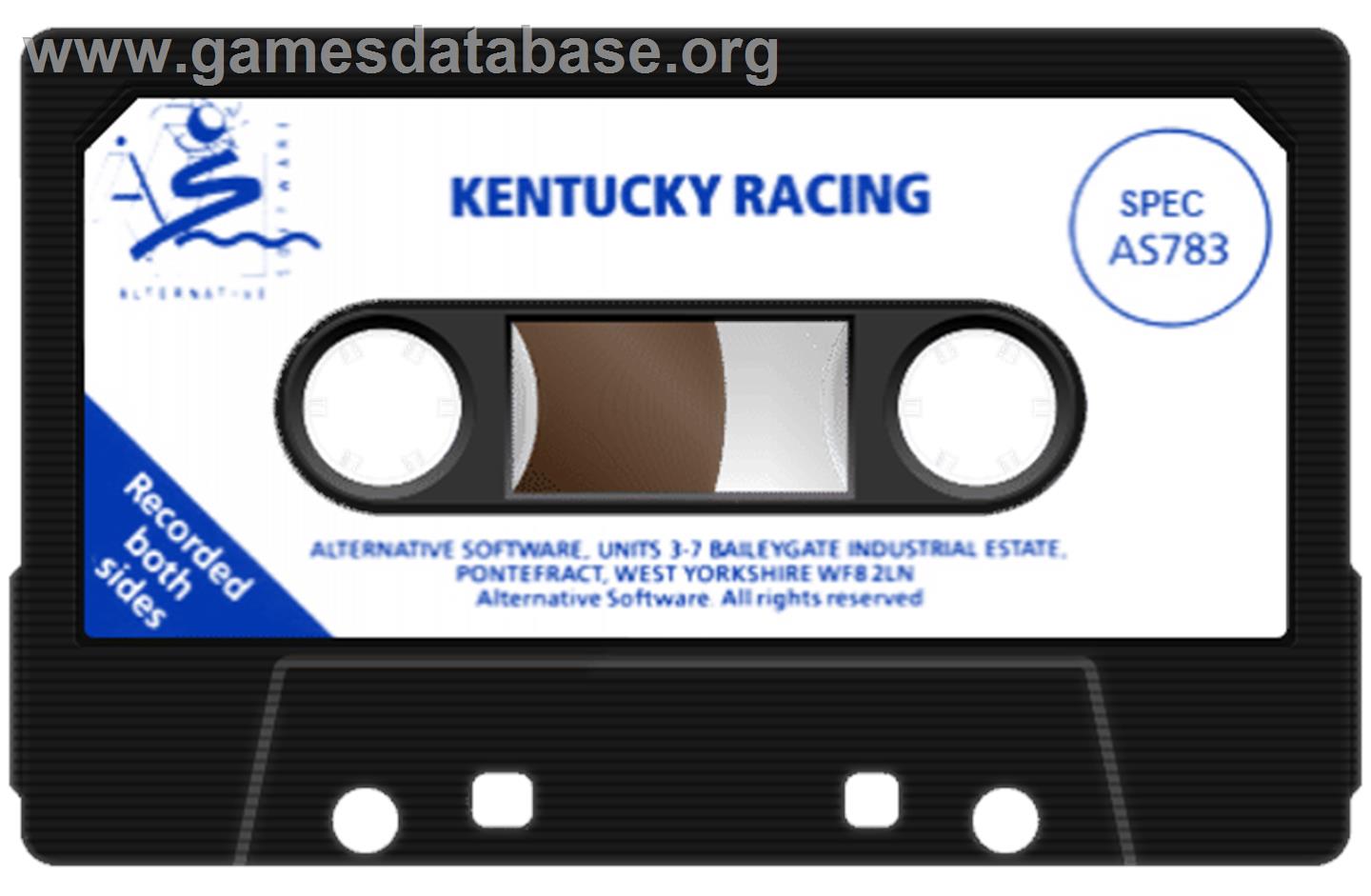 Kentucky Racing - Sinclair ZX Spectrum - Artwork - Cartridge