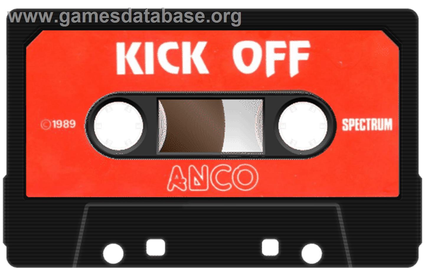 Kick Off - Sinclair ZX Spectrum - Artwork - Cartridge