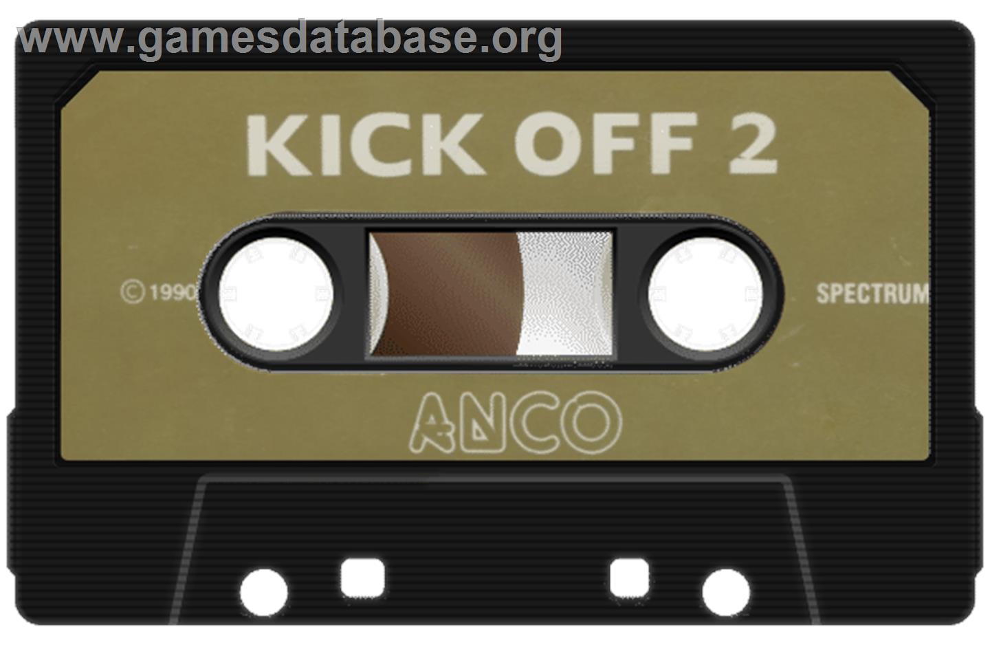 Kick Off 2 - Sinclair ZX Spectrum - Artwork - Cartridge
