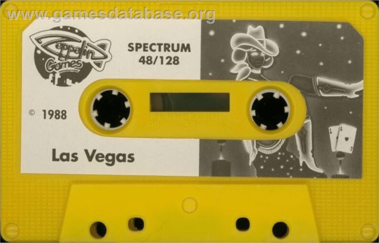 Las Vegas Casino - Sinclair ZX Spectrum - Artwork - Cartridge