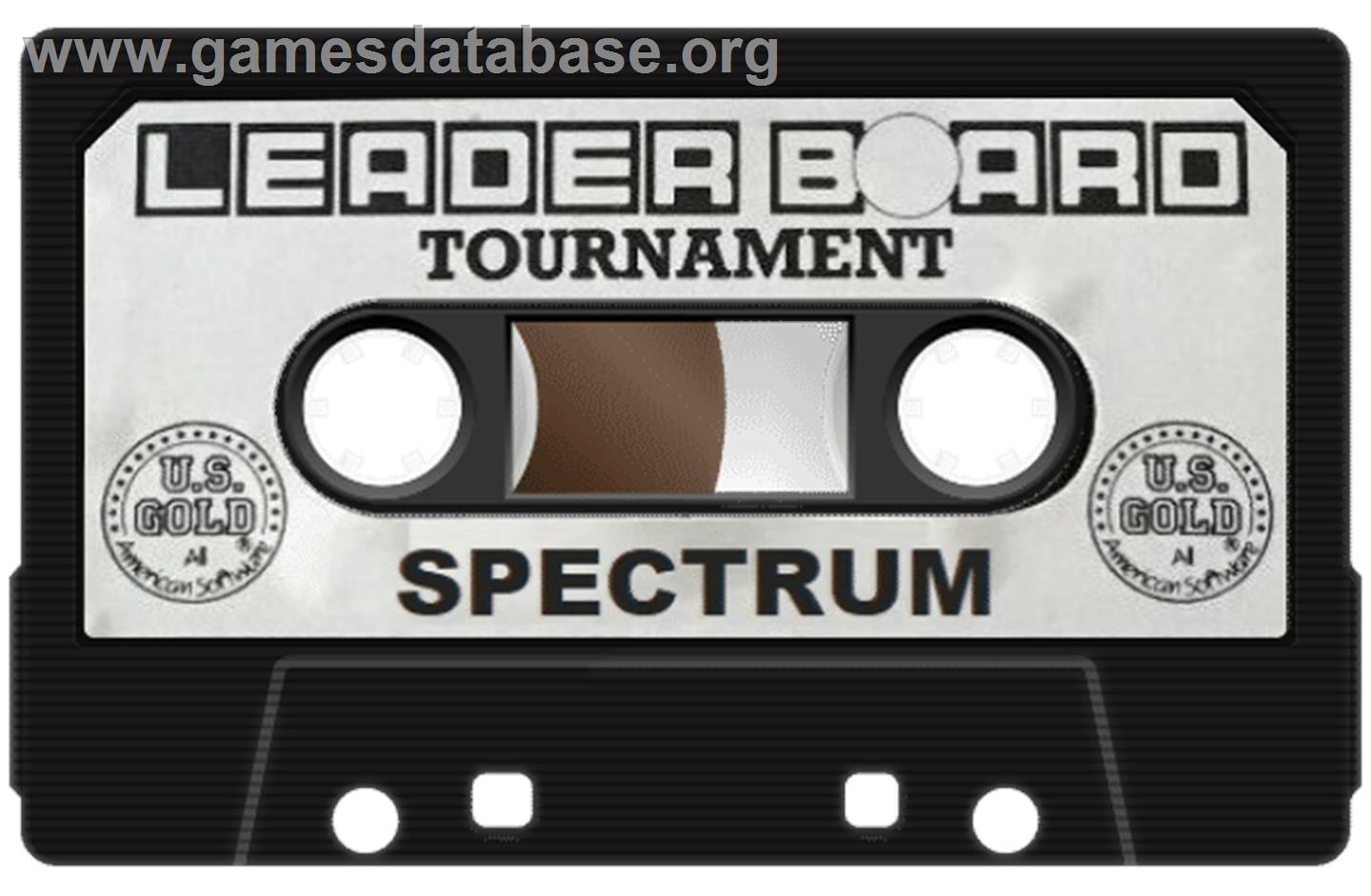 Leader Board Tournament - Sinclair ZX Spectrum - Artwork - Cartridge