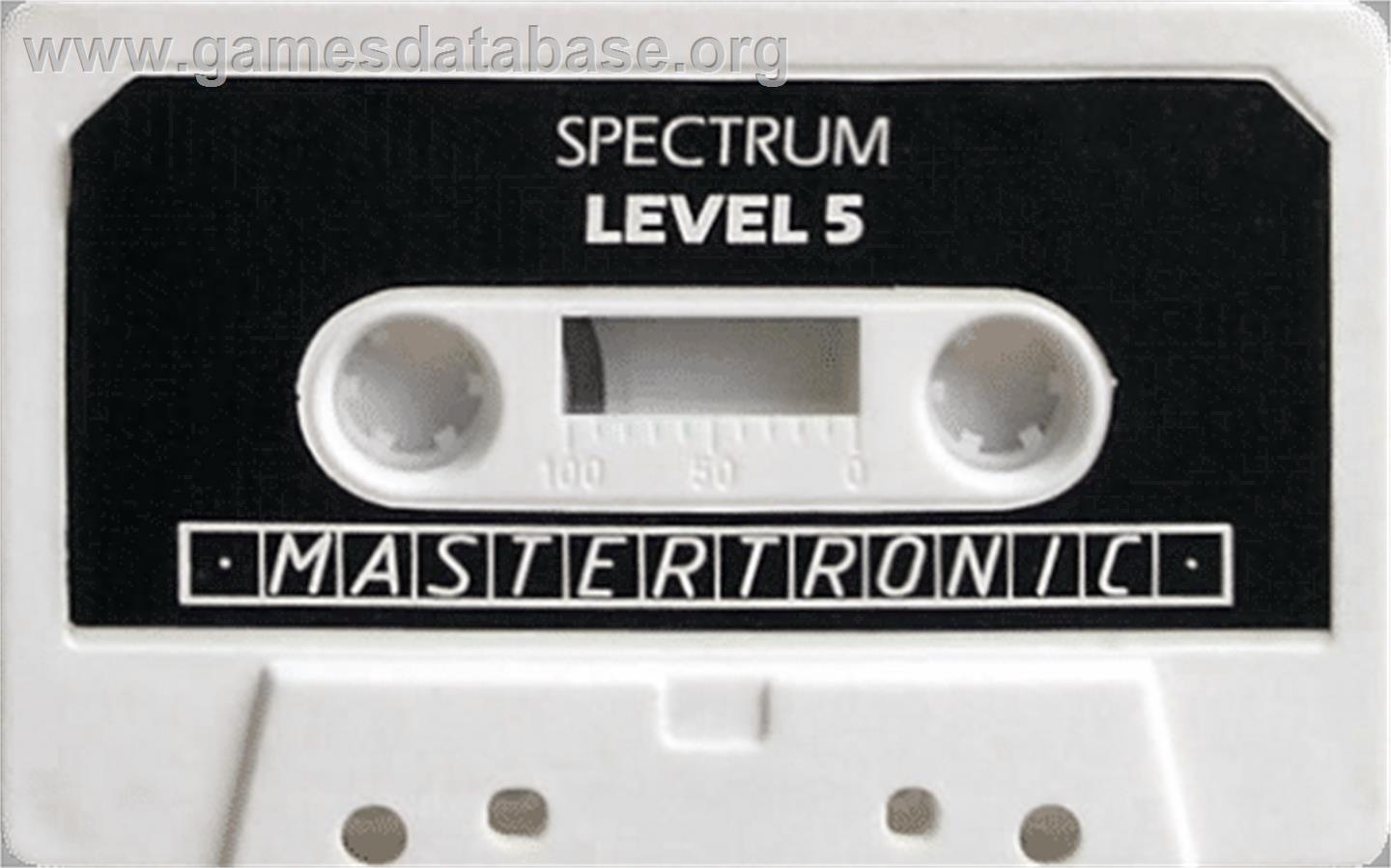 Level 5 - Sinclair ZX Spectrum - Artwork - Cartridge