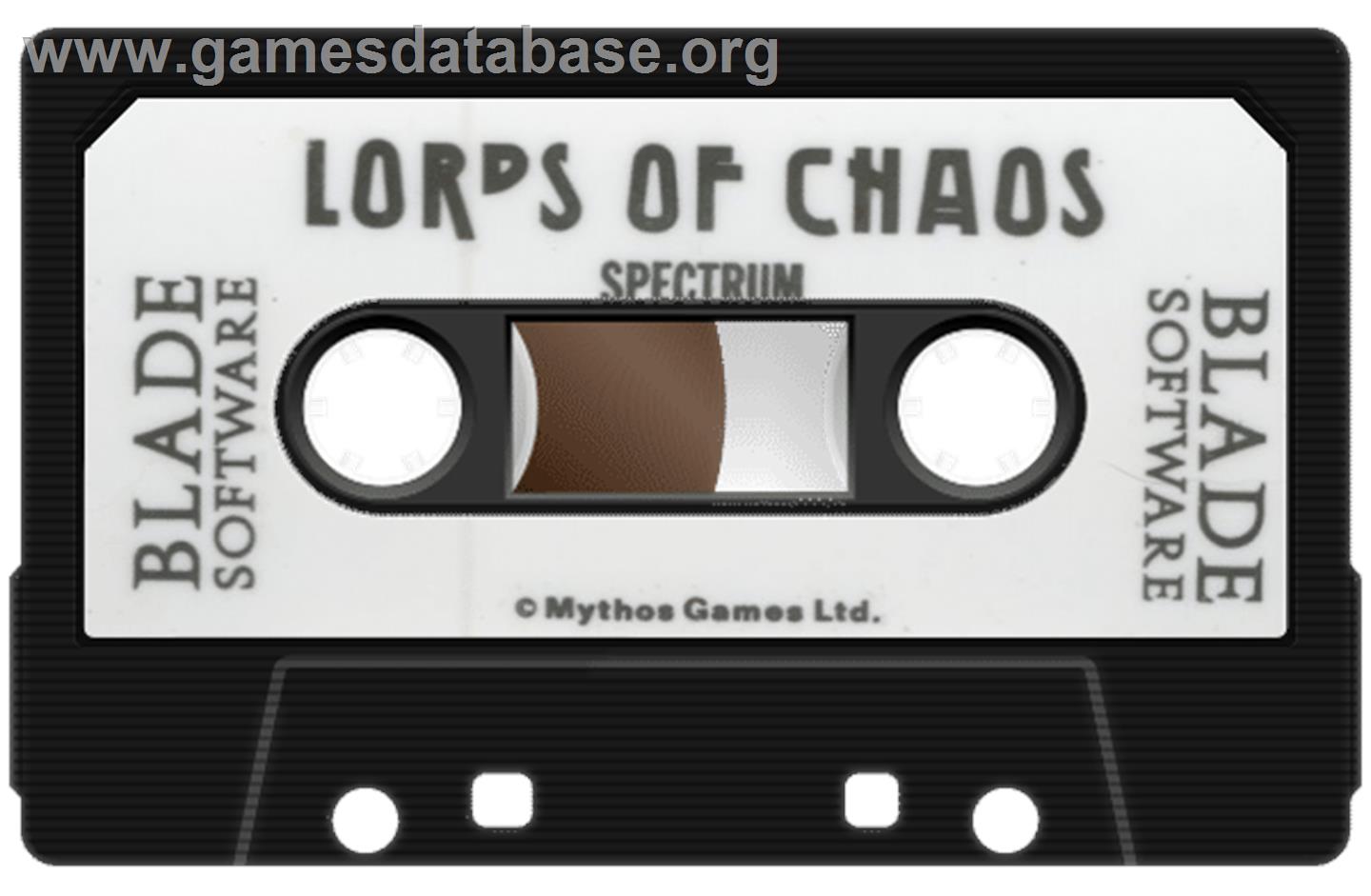 Lords of Chaos - Sinclair ZX Spectrum - Artwork - Cartridge