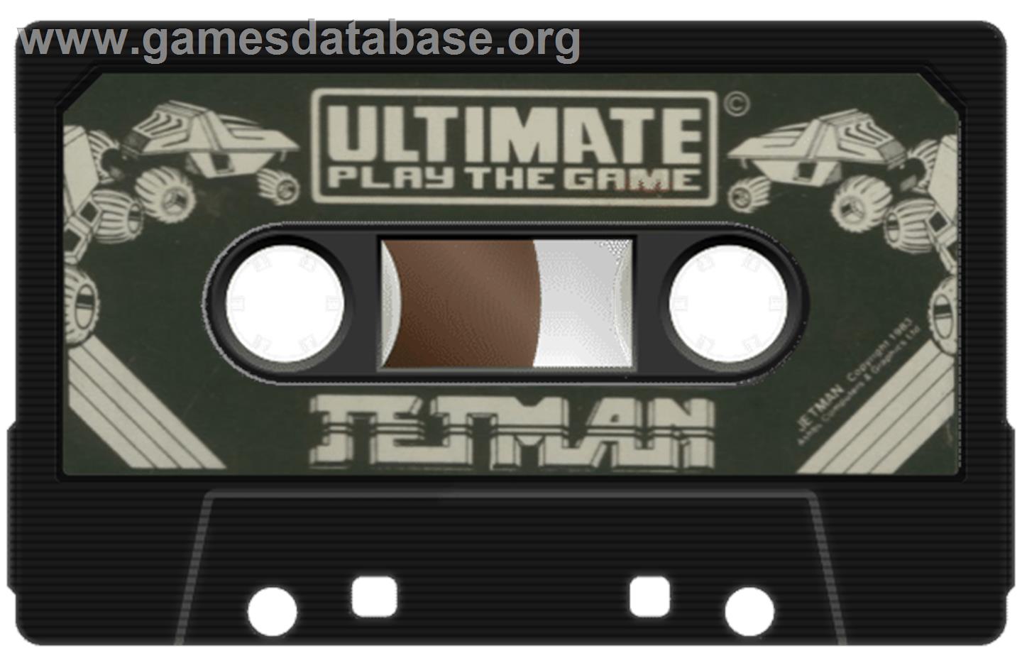 Lunar Jetman - Sinclair ZX Spectrum - Artwork - Cartridge
