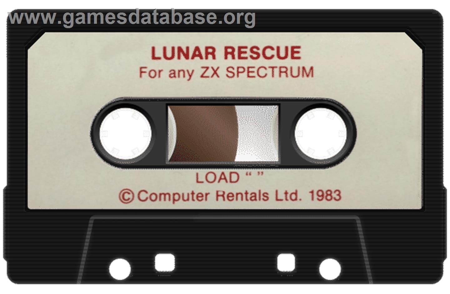 Lunar Rescue - Sinclair ZX Spectrum - Artwork - Cartridge