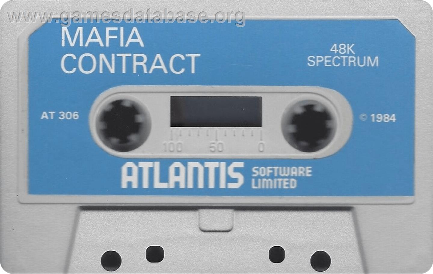 Mafia Contract - Sinclair ZX Spectrum - Artwork - Cartridge